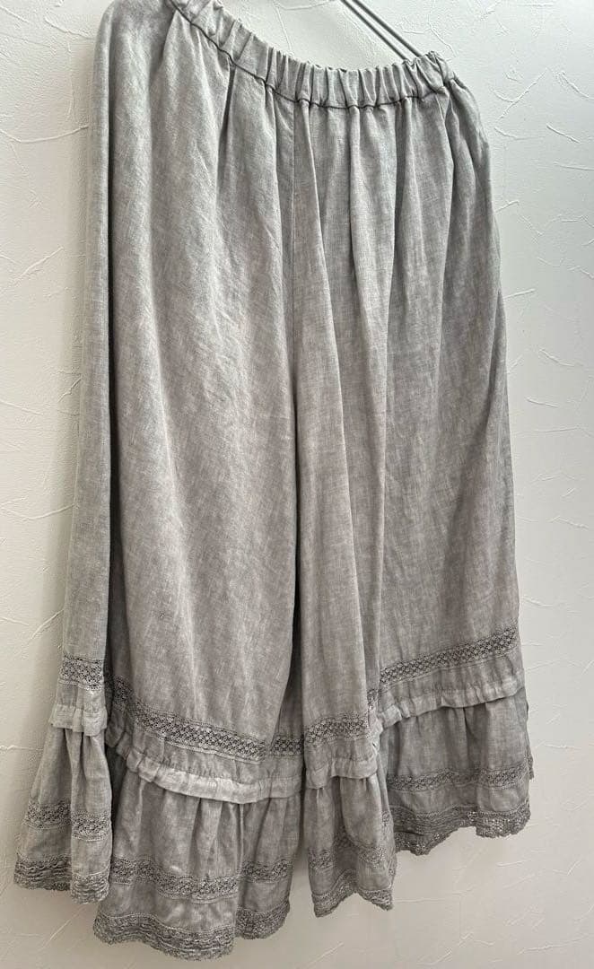 お値下げ★ネストローブ☆天然染め ドロワーズパンツ グレー used