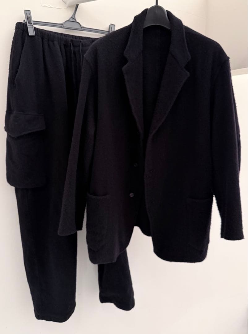 comoli 24AW 縮絨ウール ジャケット 6PパンツセットアップSIZE1