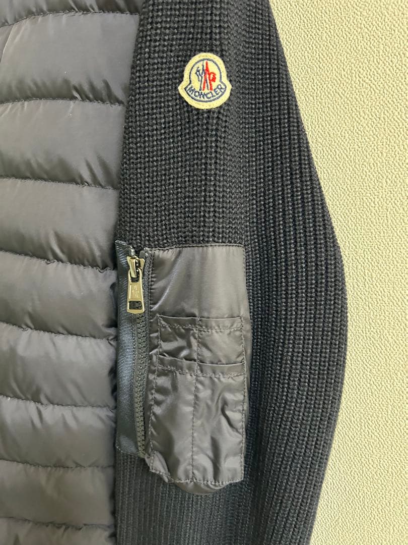 モンクレール　ハイブリッドダウン　カーディガン　M