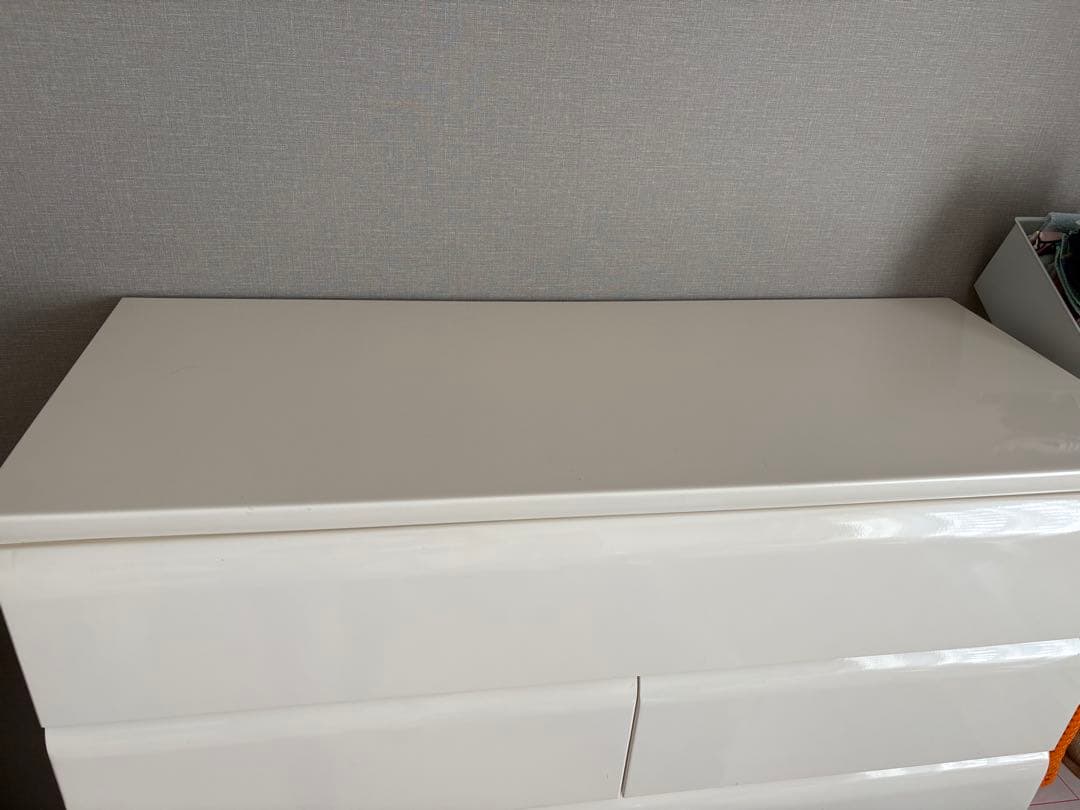 ホワイト 7段引き出しチェスト