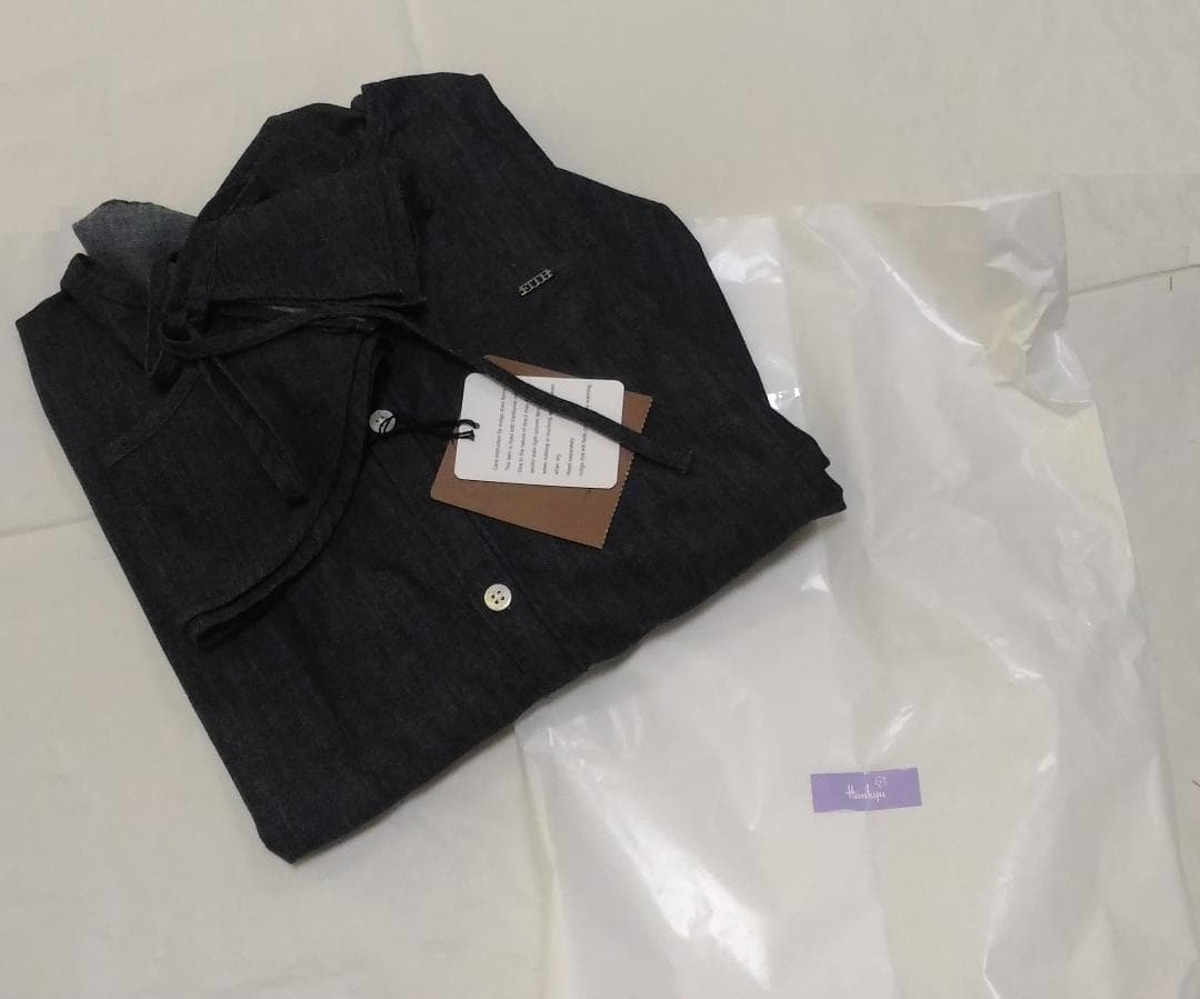 FITH スラブヤーン 襟付き スモッキング 長袖 ブラウス 140