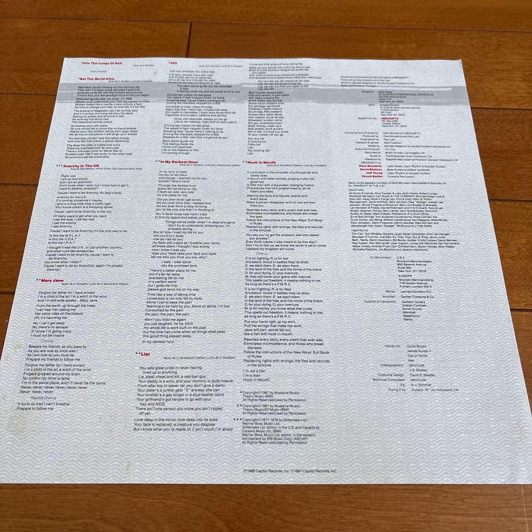 洋楽 MEGADETH So Far, So Good... So What!