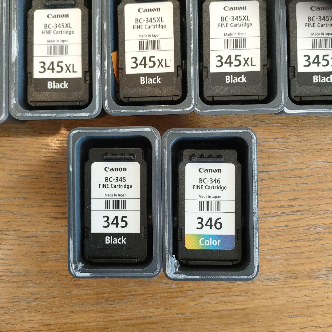 使用済み　Canon インクカートリッジ 346XL 345XL等のセット