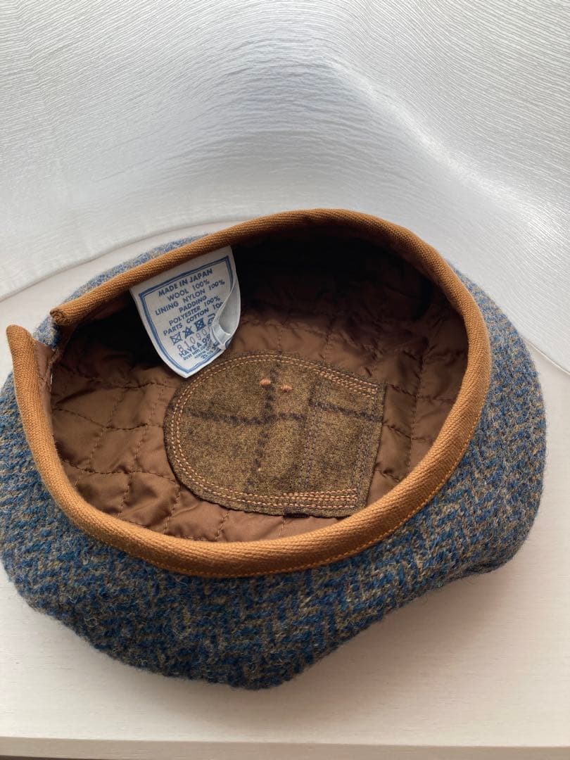 2023冬　シェットランドツイードニットのベレー