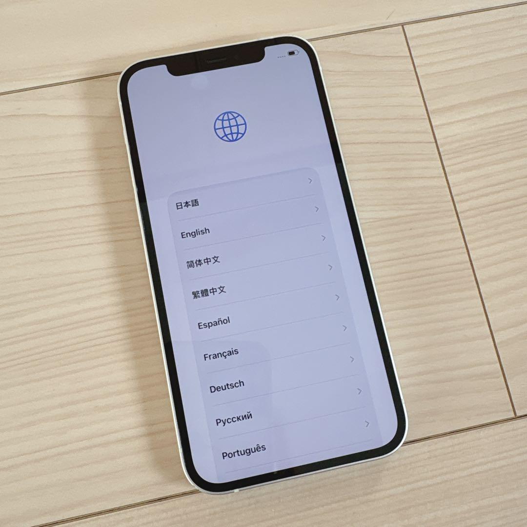 iPhone12 128GB ホワイト SIMフリー バッテリー82%
