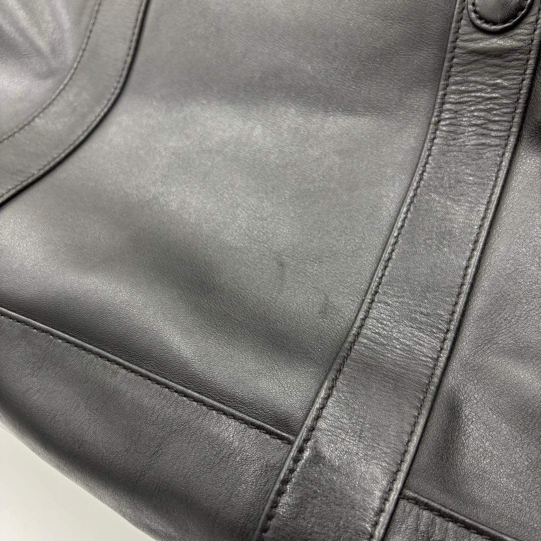 COACH オールドコーチ 305 レザー ボストンバッグ ハンドバッグ 黒