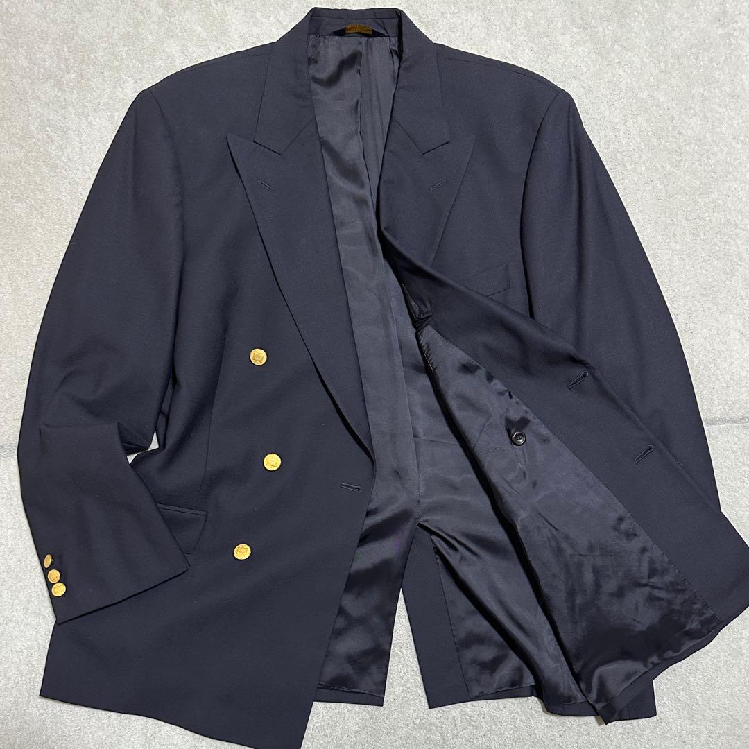 ゆ*ん様 42(XL) 大きいサイズ‼️　ダブル　ブルックスブラザーズ　紺ブレザ