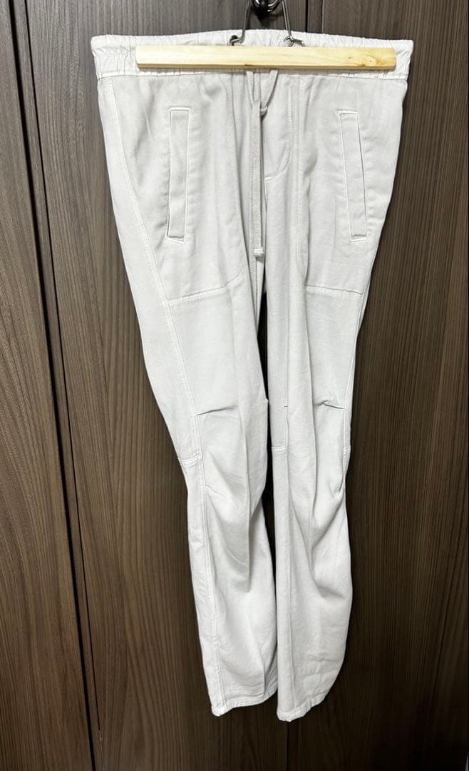 james perseジェームスパースソフトドレープパンツライトグレー