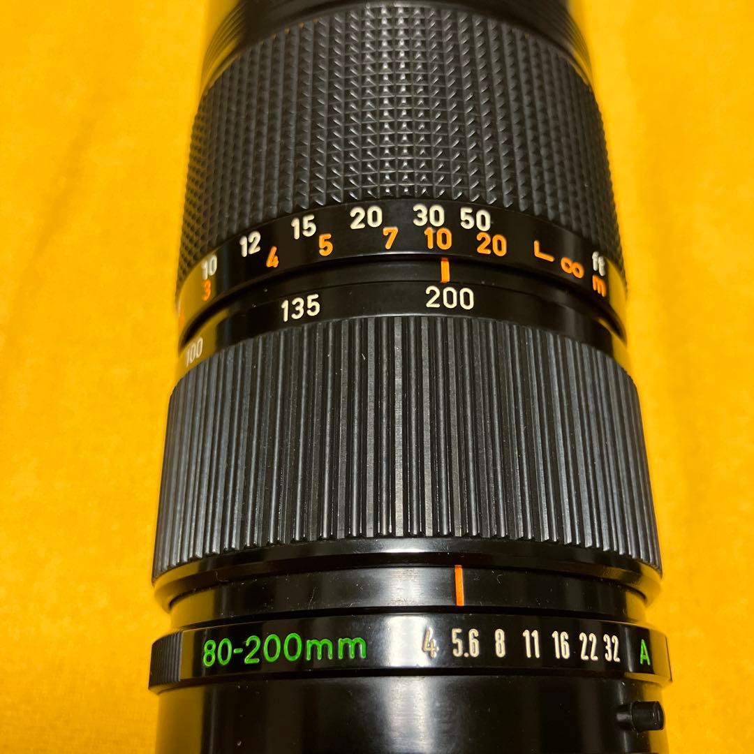 キャノンズームレンズ 80-200mm f/4