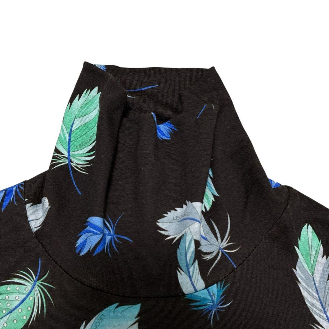 【美品】LEONARD SPORT レオナール チュニック タートル 茶色 40