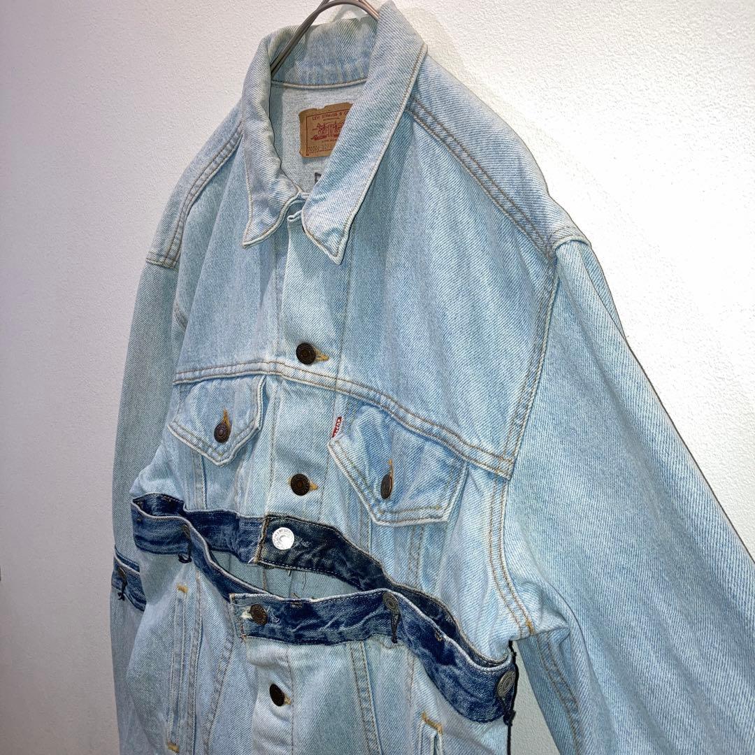 BONUM LEVI'S リメイク デニムジャケット　Gジャン　Lサイズ