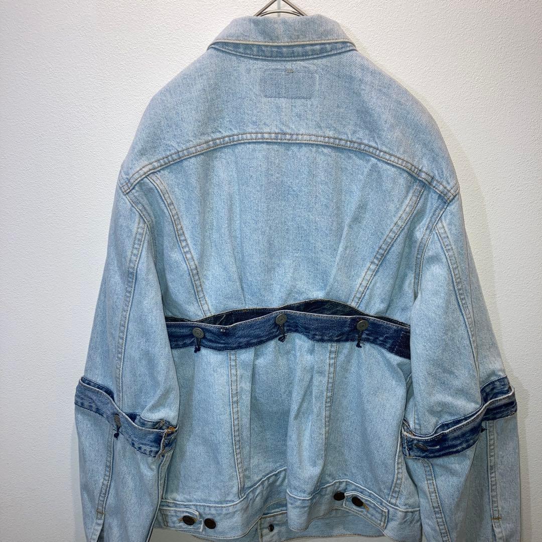 BONUM LEVI'S リメイク デニムジャケット　Gジャン　Lサイズ