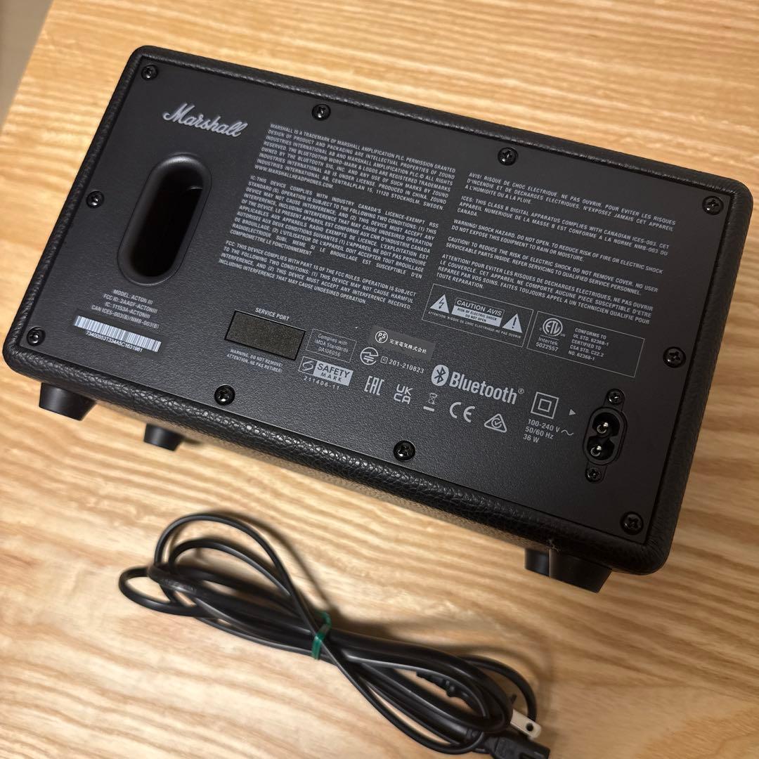 Marshall Acton III 美品 ワイヤレススピーカー