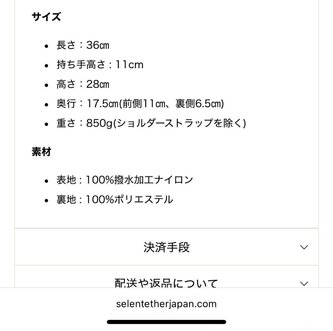 selent ether paris バッグ　36 一時値下げ中