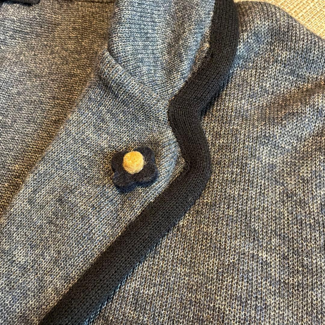 ラルディーニ ニットジャケット 金ボタン　XS