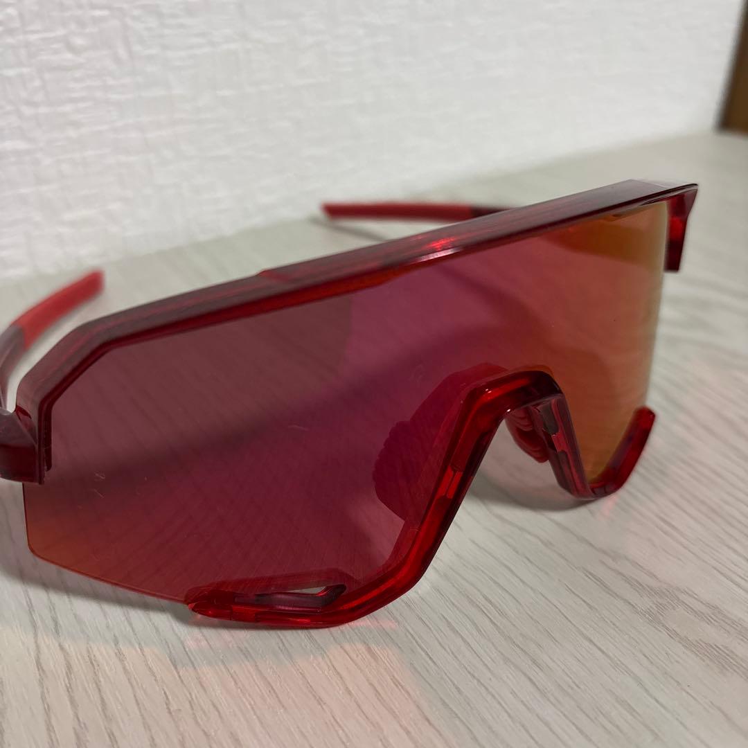 100%サングラス　ファイアレッド