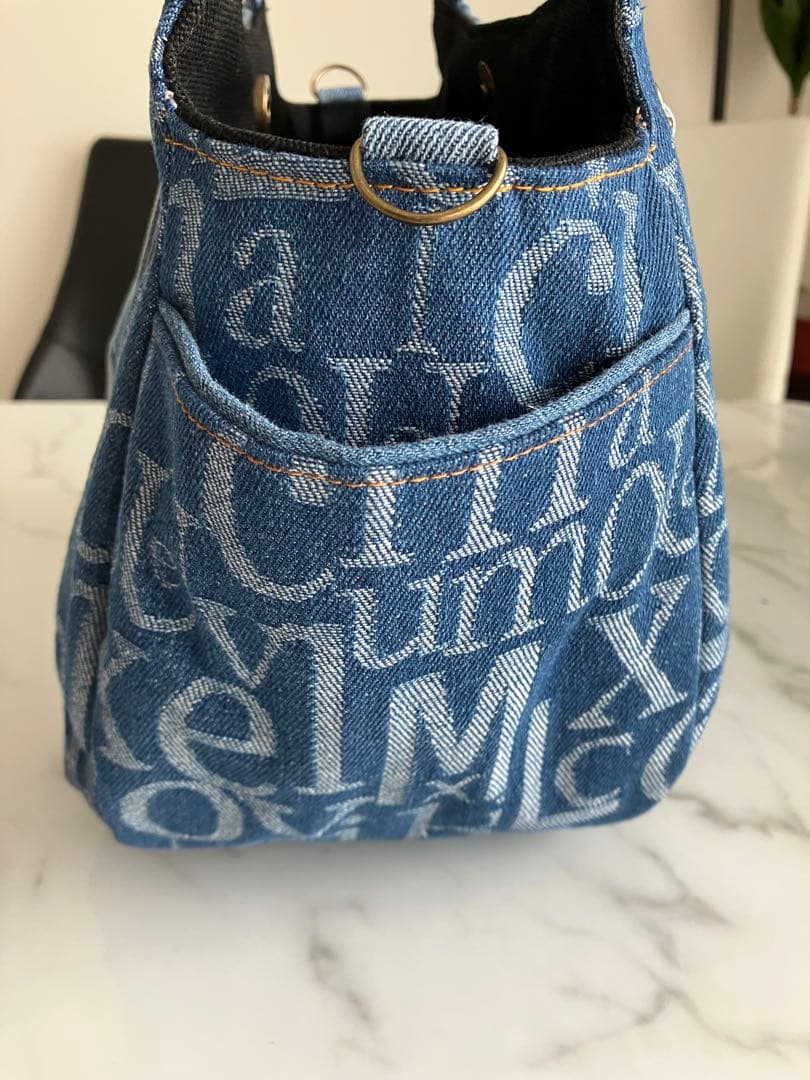 889 あいみょん♡大きめ　デニムリメイクバック　ハンドメイド2点