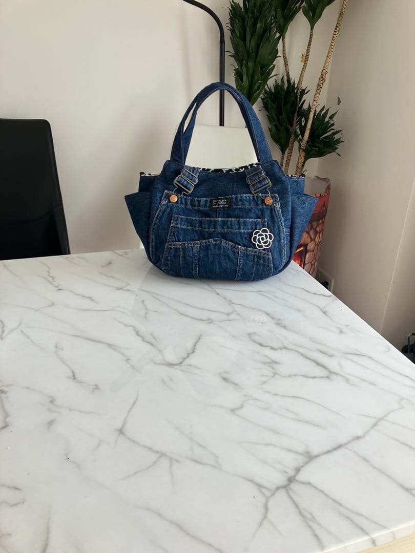 889 あいみょん♡大きめ　デニムリメイクバック　ハンドメイド2点