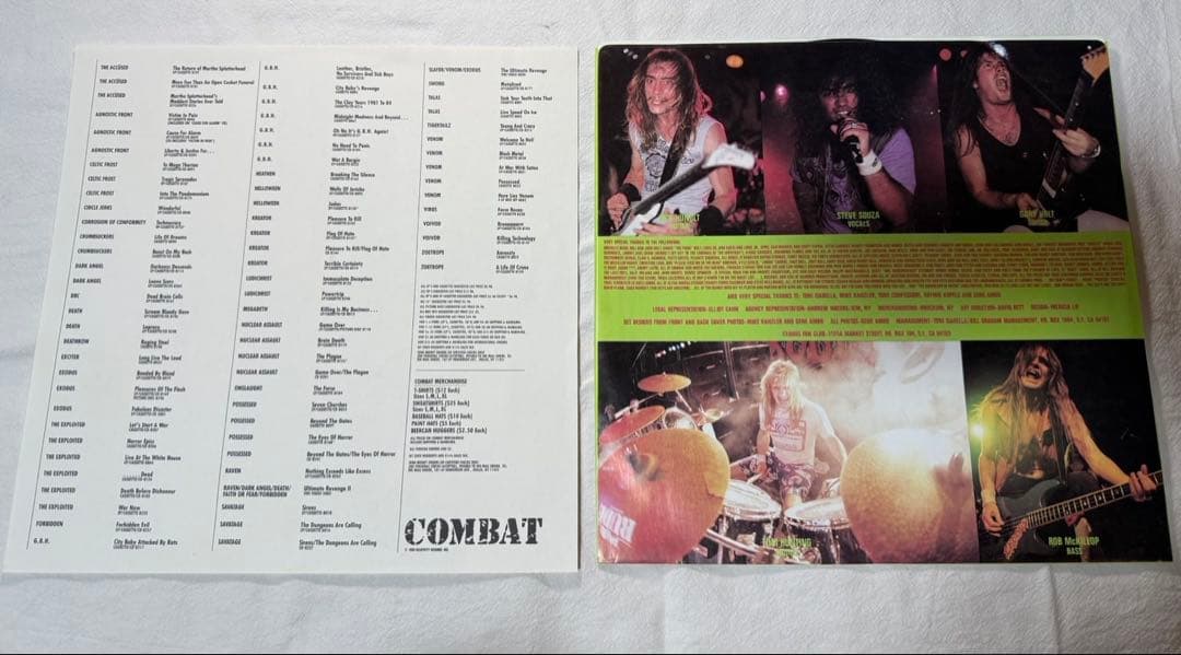 洋楽 EXODUS / FABULOUS DISASTER LP