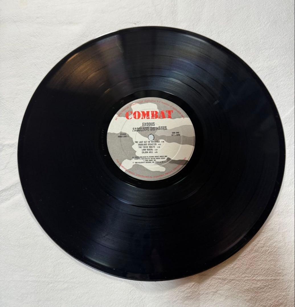 洋楽 EXODUS / FABULOUS DISASTER LP