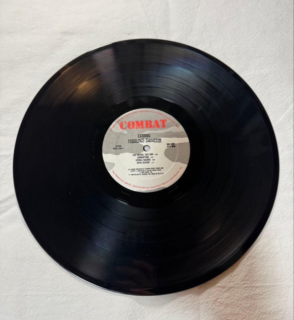 洋楽 EXODUS / FABULOUS DISASTER LP