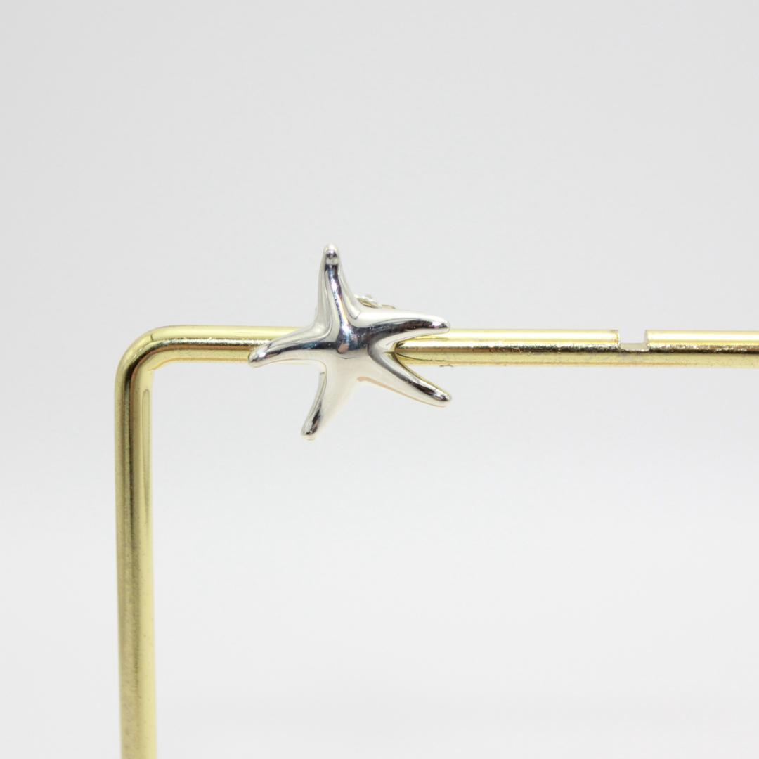 美品 Tiffany&Co. ティファニー スターフィッシュ シルバー ピアス