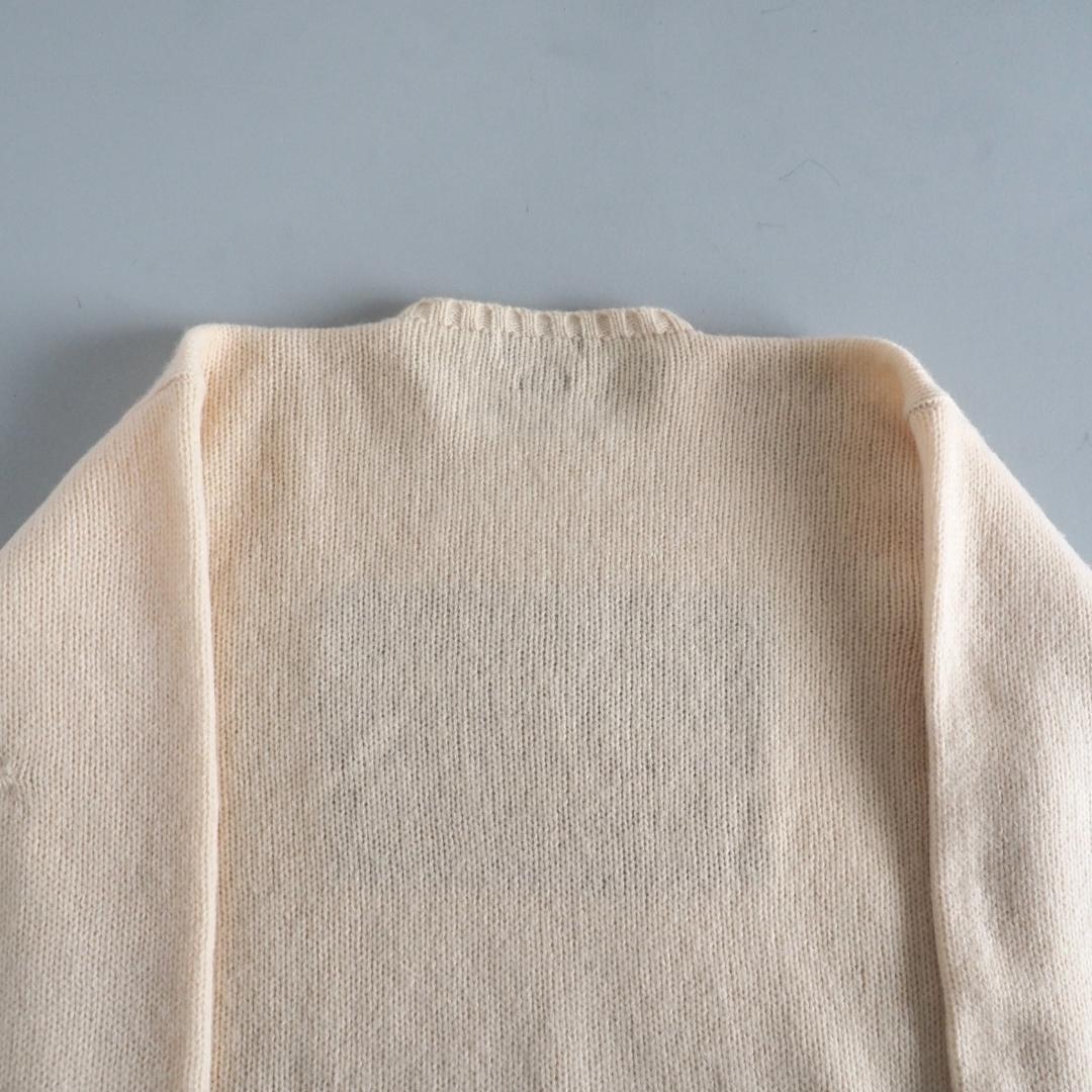 ラルフローレン　ウール１００％　ニット　セーター　アイボリー　星条旗