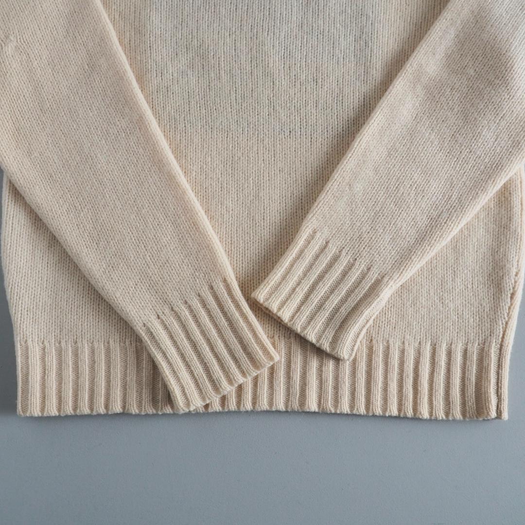 ラルフローレン　ウール１００％　ニット　セーター　アイボリー　星条旗