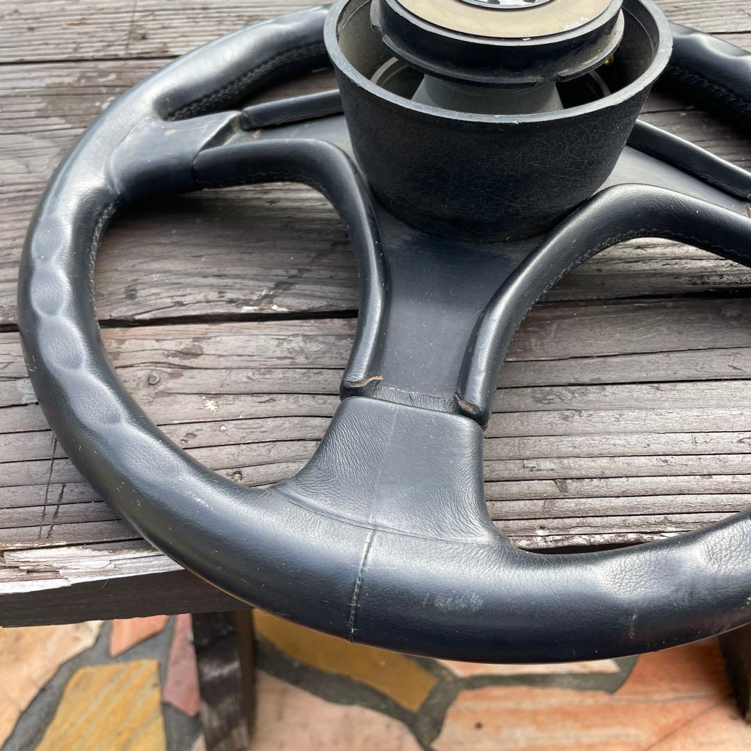 NARDI ブラックレザー ステアリング 3スポーク