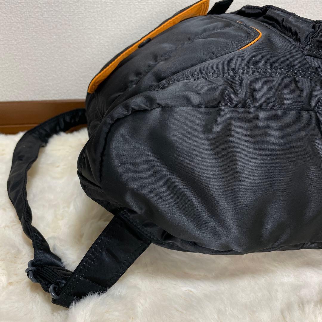 極美品　PORTER ポーター タンカー リュック 黒 ブラック ナイロン