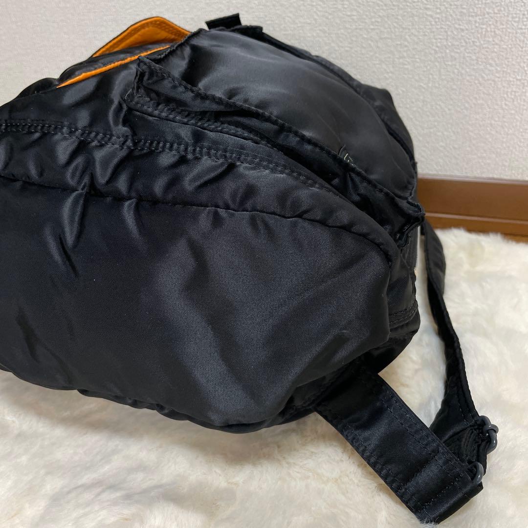 極美品　PORTER ポーター タンカー リュック 黒 ブラック ナイロン