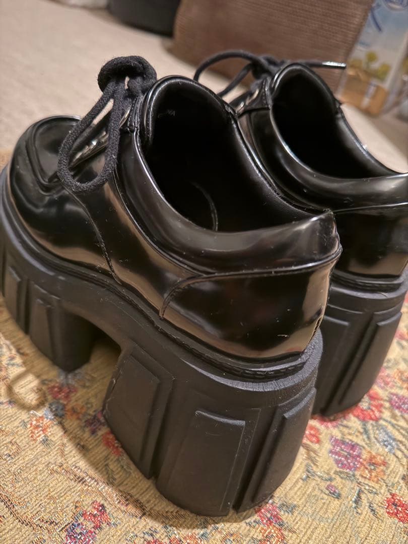 JUST ABOUT 厚底レースアップシューズ