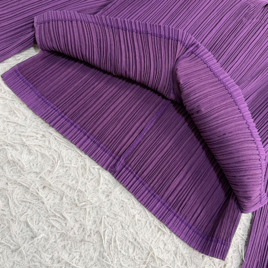 17196✨PLEATS PLEASE カットソー L 3 パープル プリーツ