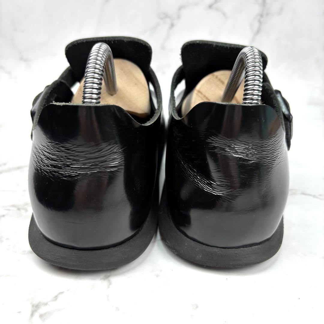 【美品】BIRKENSTOCK ロンドン ブラック サンダル 26 レザー レア