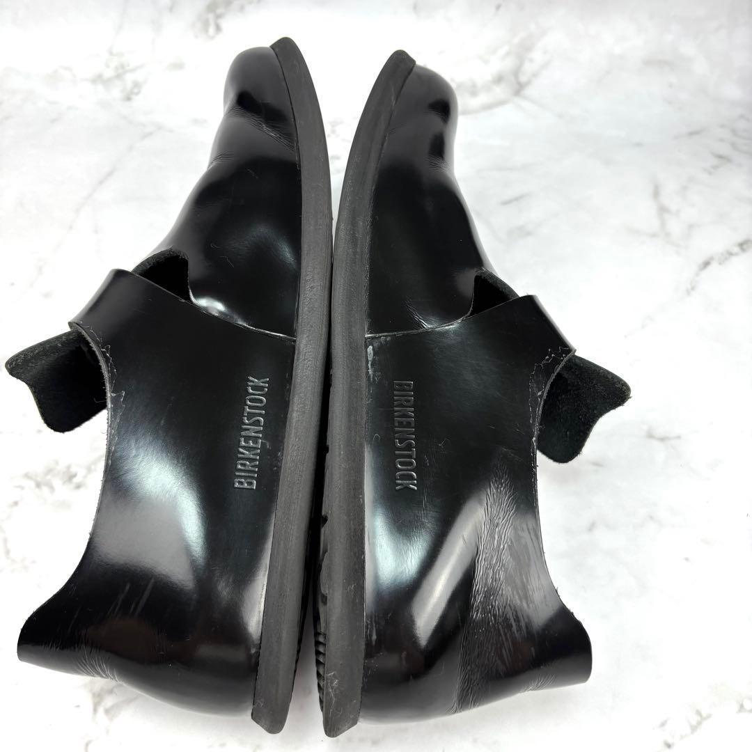 【美品】BIRKENSTOCK ロンドン ブラック サンダル 26 レザー レア