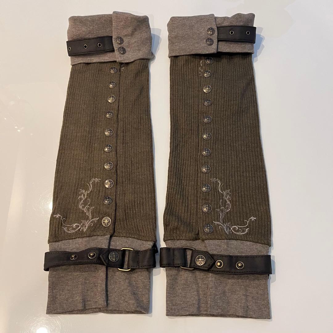 Ozz Croce オッズクローチェ　フットカバー レッグカバー カーキ