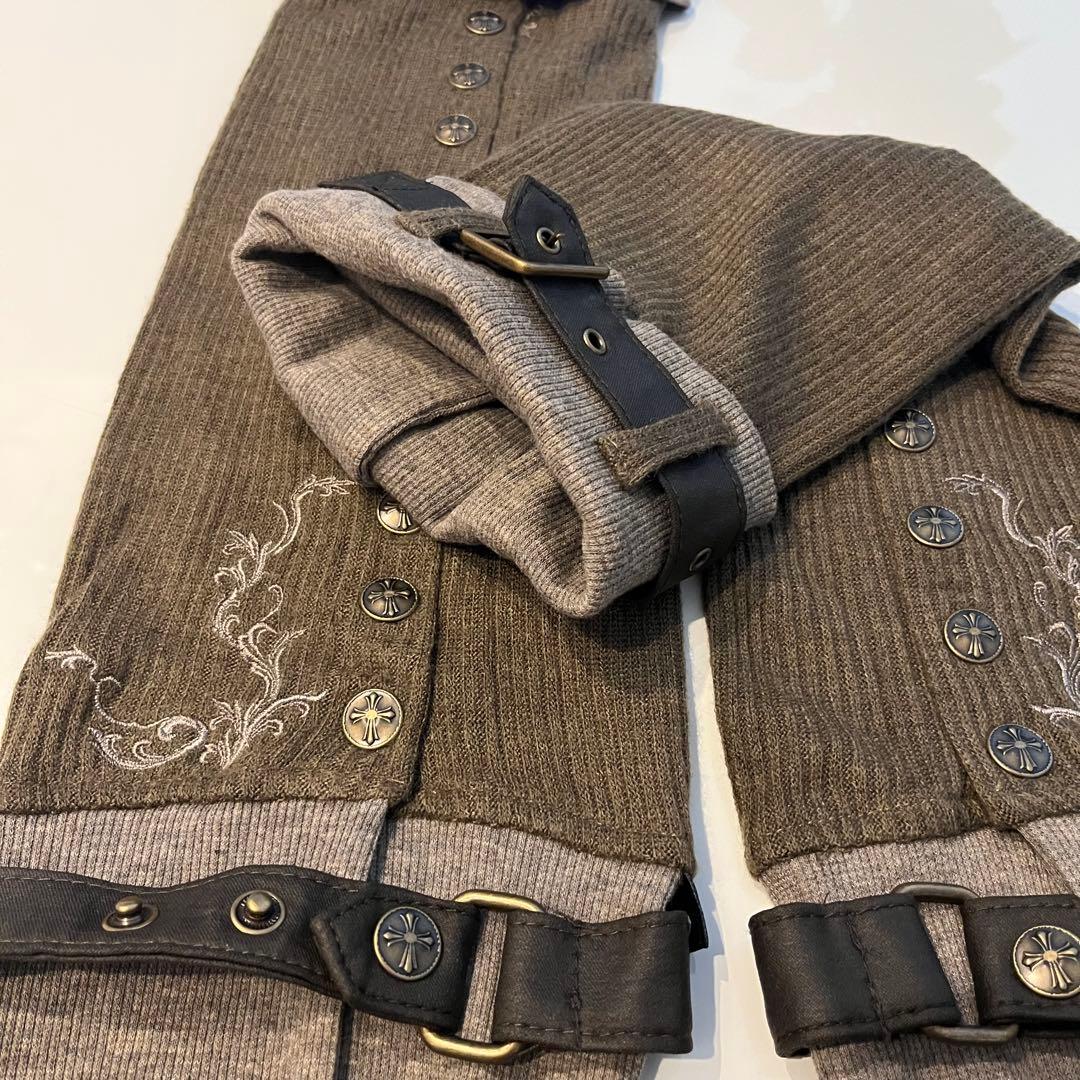 Ozz Croce オッズクローチェ　フットカバー レッグカバー カーキ