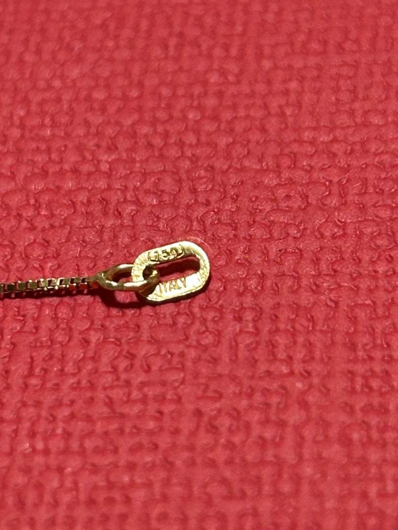 チェーン　ネックレス　地金　ペンダント　ベネチアン　k18 750 金　アクセ