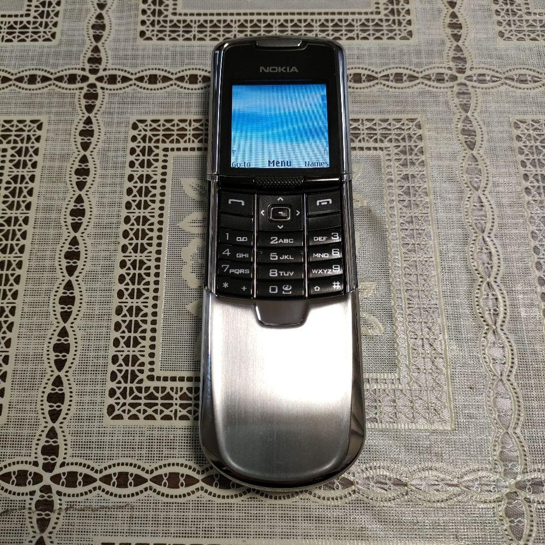 \"未使用\"ノキア携帯電話『NOKIA 8800』ドイツ製、充電器、各種付属品共箱