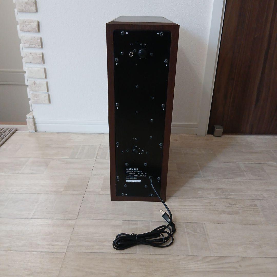 【良品】ヤマハ YAMAHA サブウーファー NS-SW210 重低音 スリム