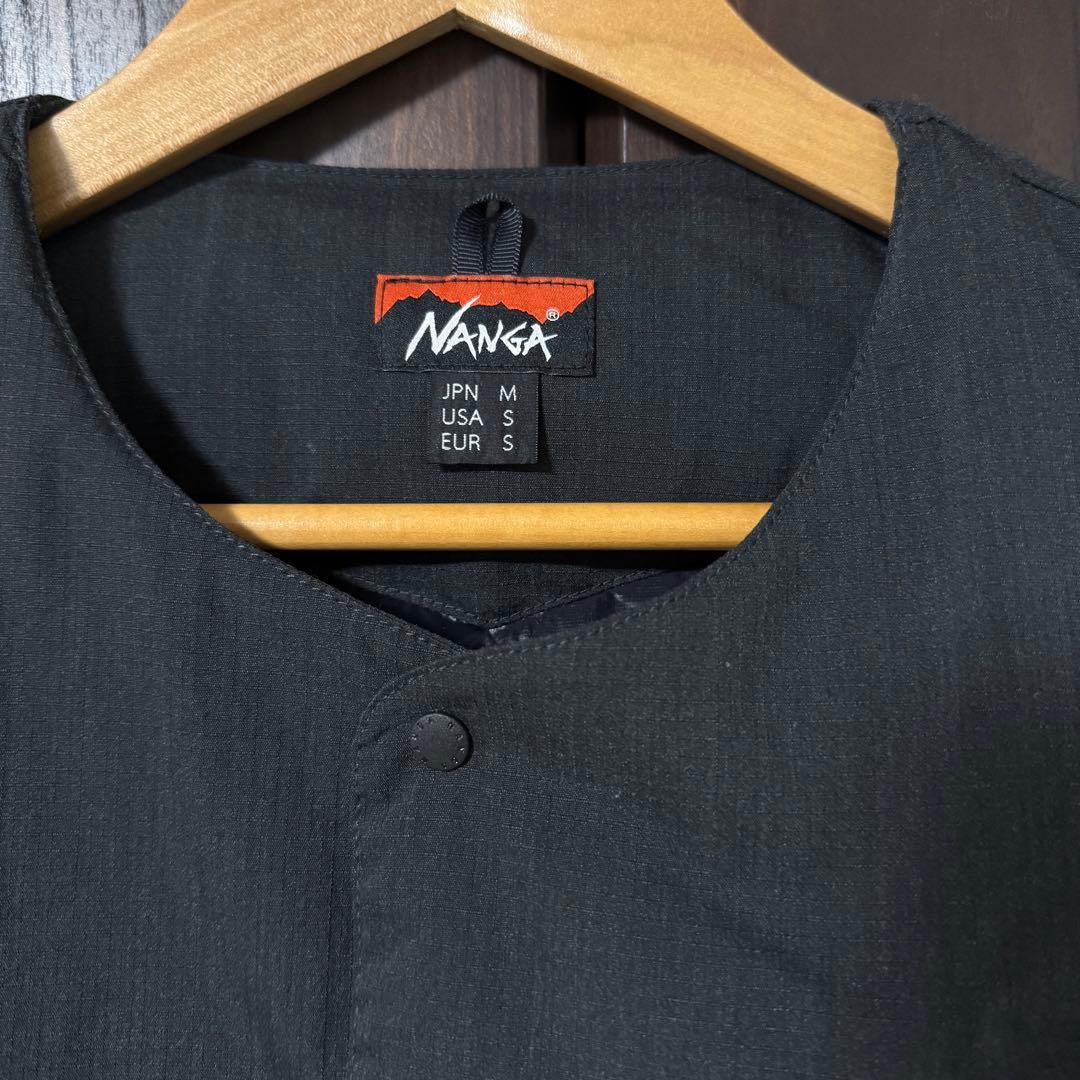 美品　NANGAナンガ　タキビリップストップ インナーダウンベスト