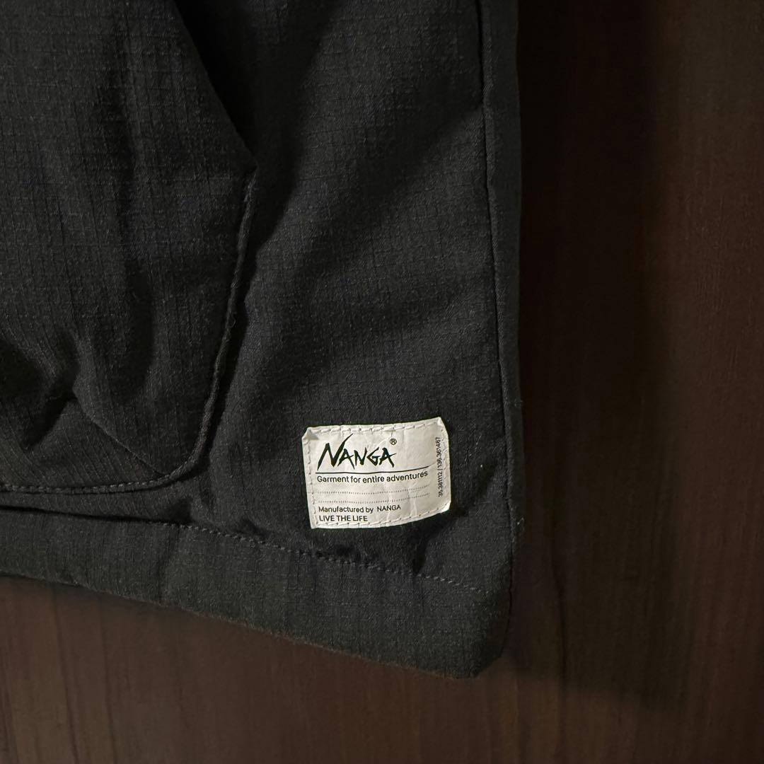 美品　NANGAナンガ　タキビリップストップ インナーダウンベスト