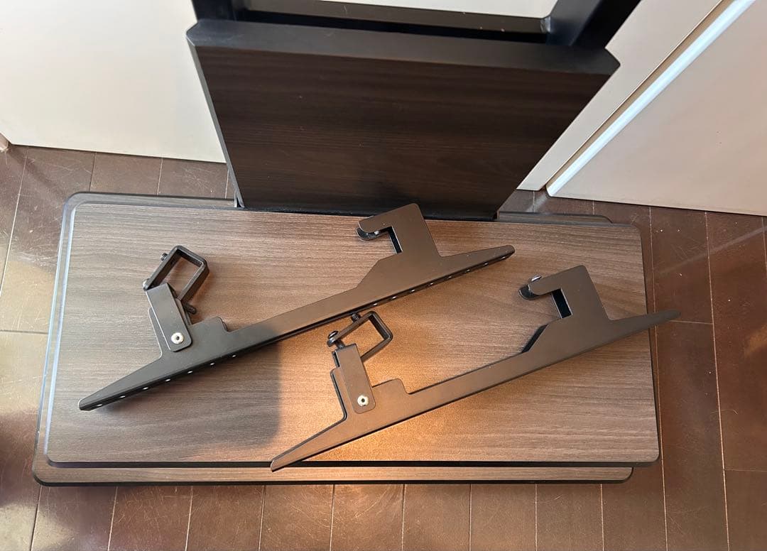 TIMEZテレビスタンドKF-970～77V型対応 耐荷重50kgキャスター付き