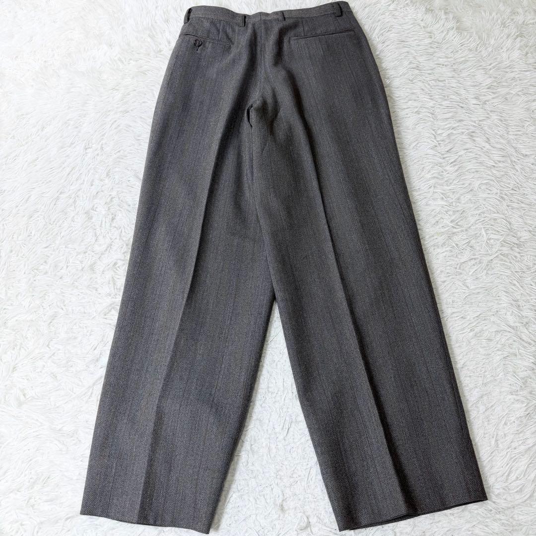 テットオム ダブルスーツ セットアップ 菅田将暉 灰 ストライプ　イタリア製