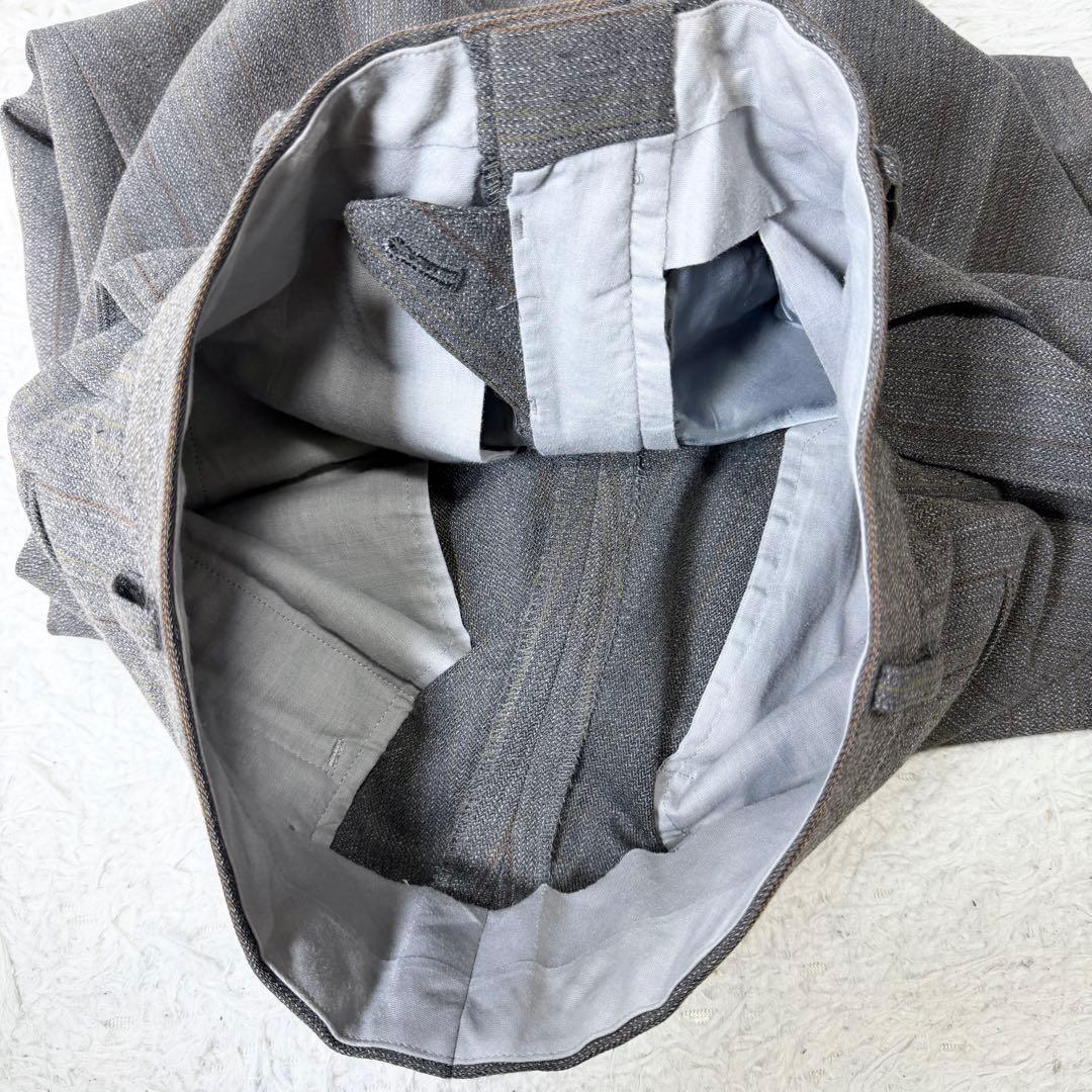 テットオム ダブルスーツ セットアップ 菅田将暉 灰 ストライプ　イタリア製