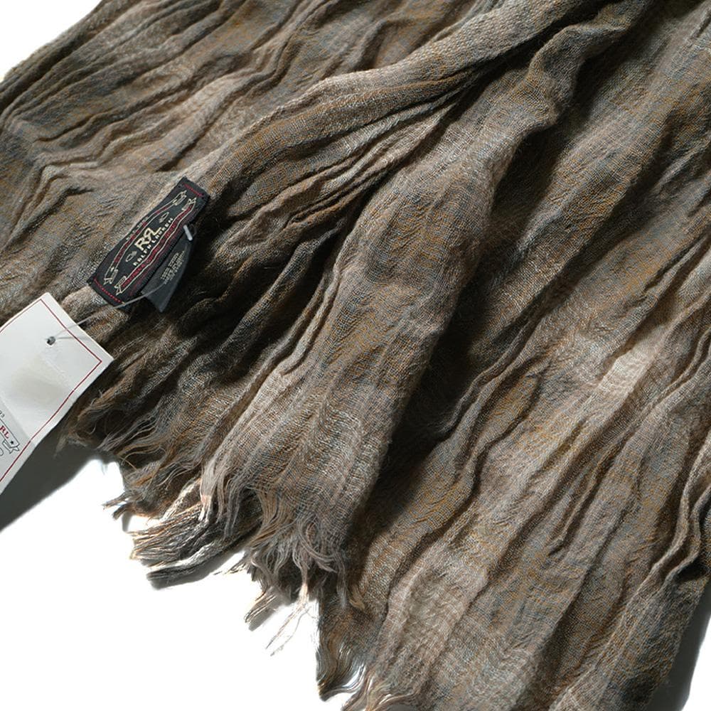 黄金期/デッドストック/新品【RRL】ダブルアールエル オンブレウールストール