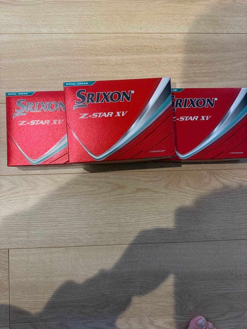 新品未使用スリクソンSRIXONZ-STAR XV ロイヤルグリーン 3ダース