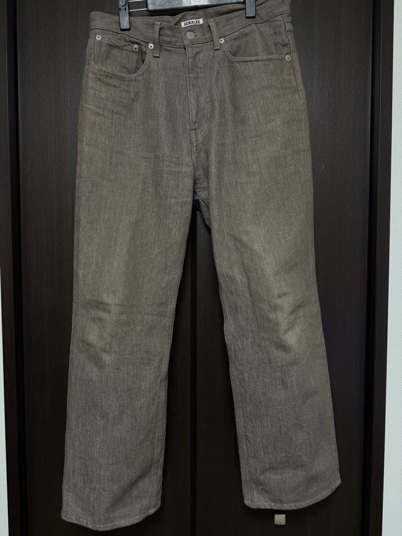 AURALEE HardTwistBrownDenim オーラリー　デニム