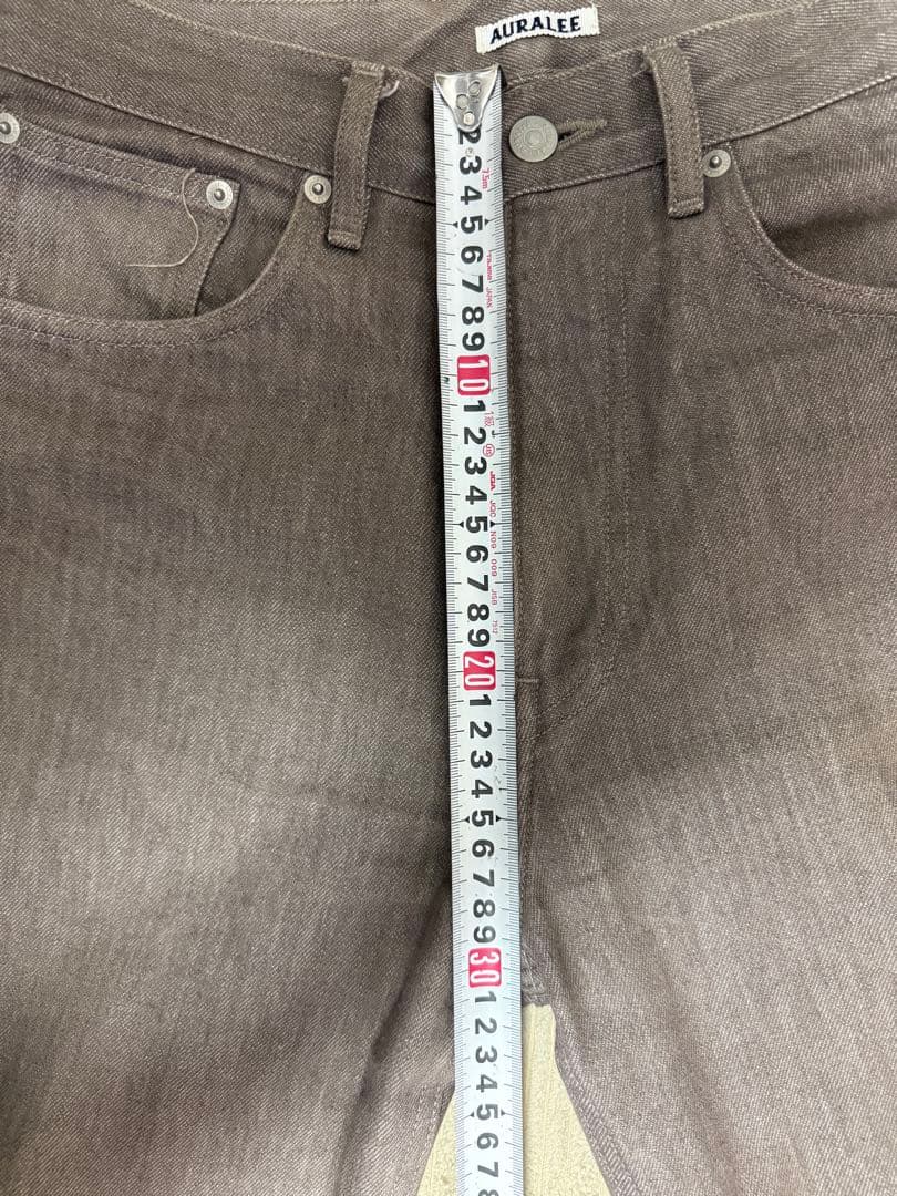 AURALEE HardTwistBrownDenim オーラリー　デニム