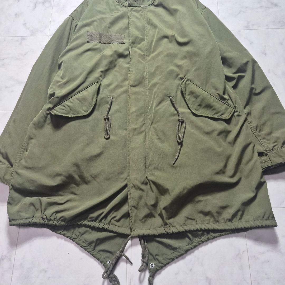 HOUSTON M-65 モッズコート フィッシュテール オリーブ M